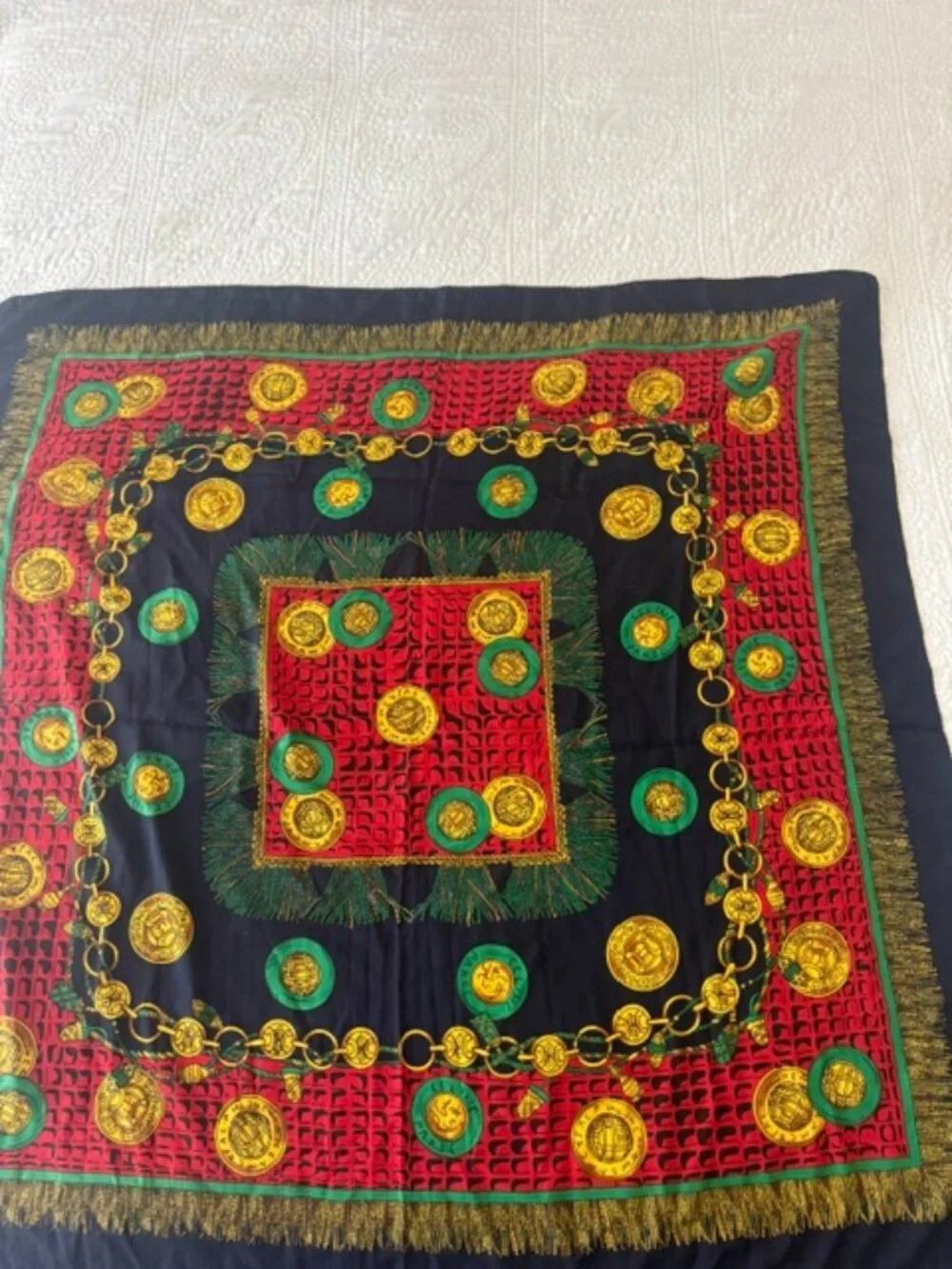 vintage silk scarf